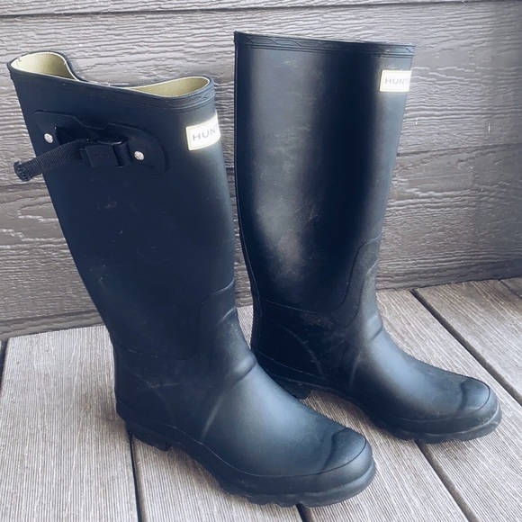 Hunter Shoes - Hunter matte black boots